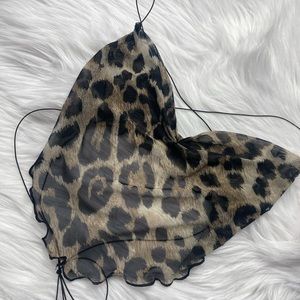 Leopard Crop Top